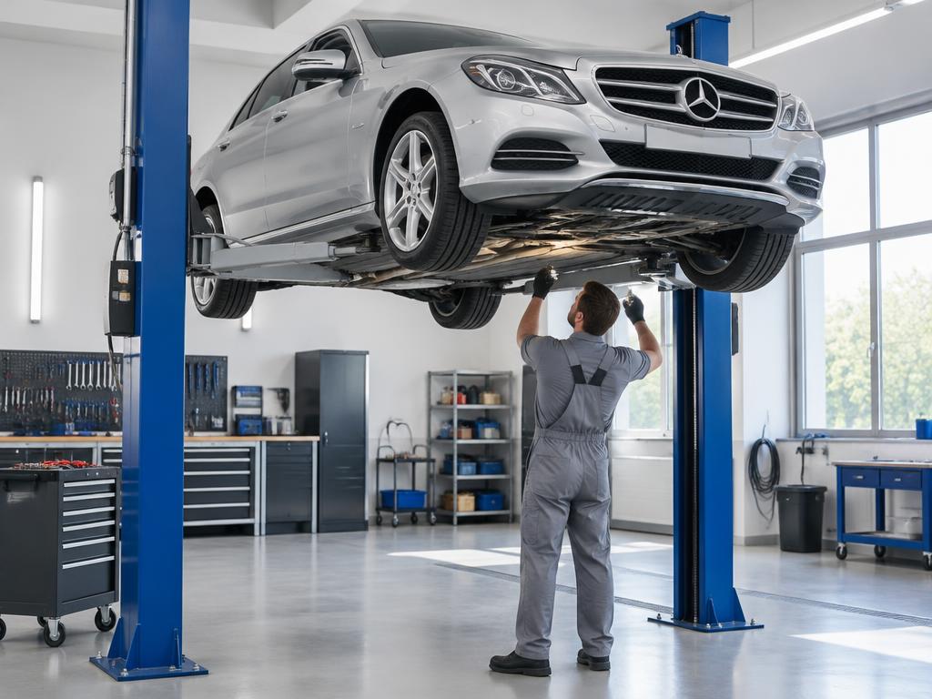 Mercedes Servicing at Jiomty's Auto Centres
